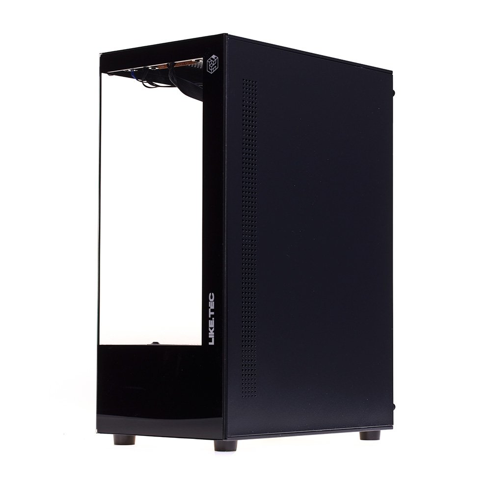 Gabinete Gamer Liketec Heydar Dark, Mid Tower, ATX, Lateral e Frontal em Vidro Temperado, Sem Fan,Preto - LC-CB-HEYDAR-2084 - view 8