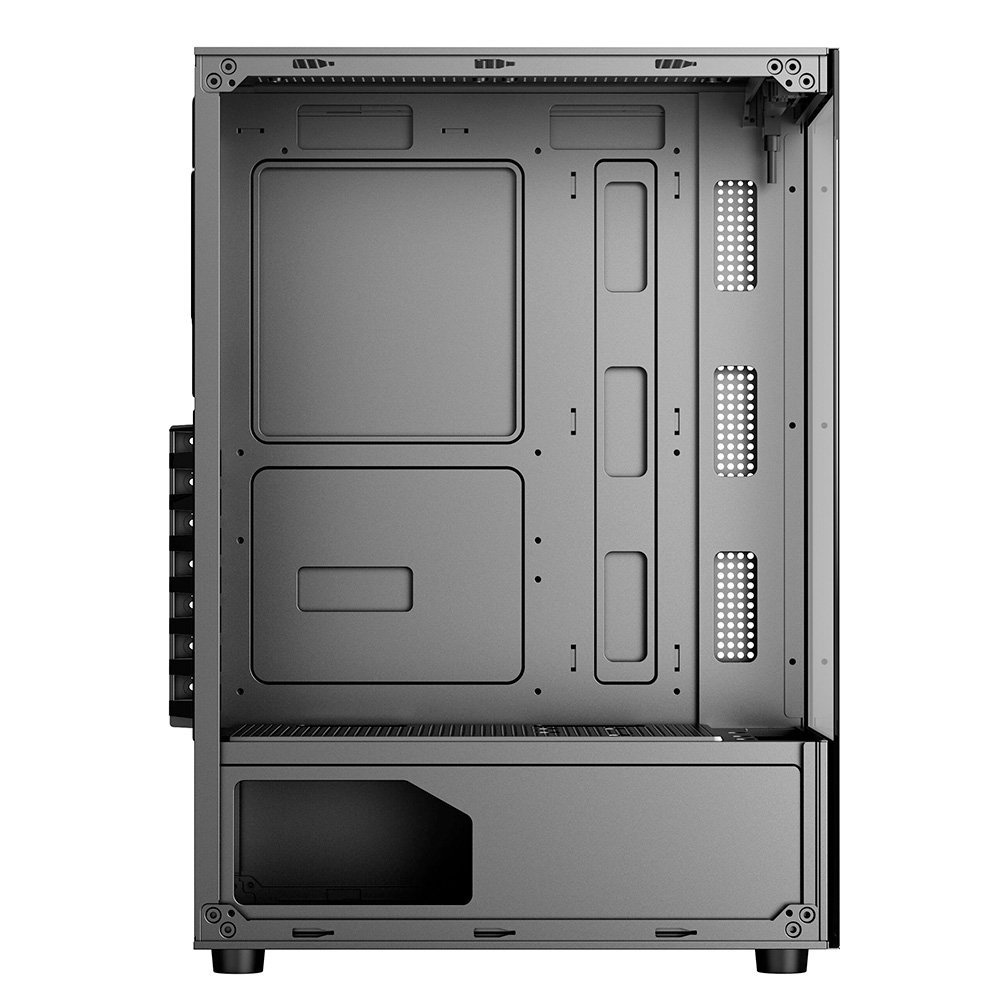 Imagem 10 de 18 do produto Gabinete Gamer Liketec Heydar Dark, Mid Tower, ATX, Lateral e Frontal em Vidro Temperado, Sem Fan ,Preto - LC-CB-HEYDAR-2084