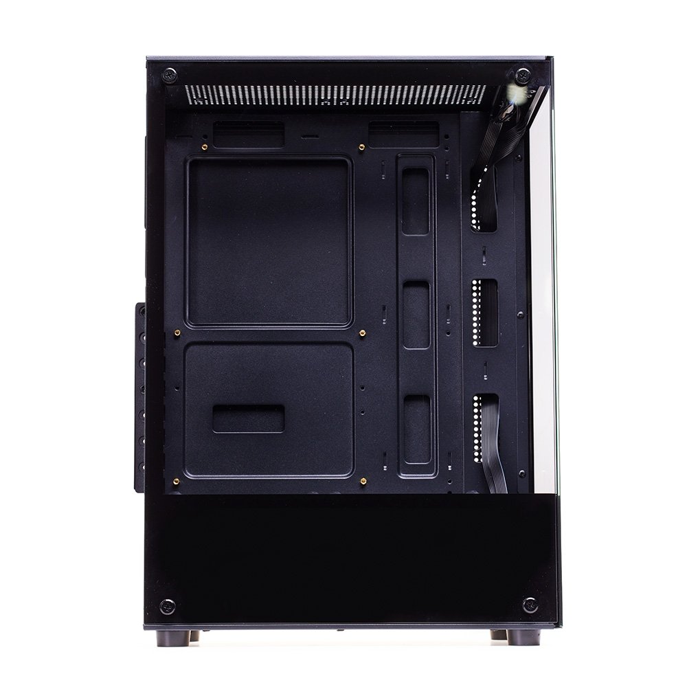 Imagem 11 de 18 do produto Gabinete Gamer Liketec Heydar Dark, Mid Tower, ATX, Lateral e Frontal em Vidro Temperado, Sem Fan ,Preto - LC-CB-HEYDAR-2084