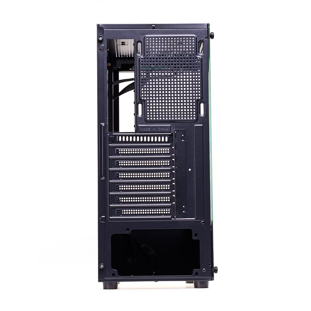 Imagem 15 de 18 do produto Gabinete Gamer Liketec Heydar Dark, Mid Tower, ATX, Lateral e Frontal em Vidro Temperado, Sem Fan ,Preto - LC-CB-HEYDAR-2084