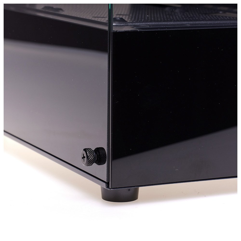 Imagem 17 de 18 do produto Gabinete Gamer Liketec Heydar Dark, Mid Tower, ATX, Lateral e Frontal em Vidro Temperado, Sem Fan ,Preto - LC-CB-HEYDAR-2084