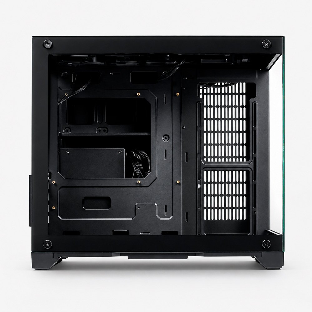 Gabinete Gamer Liketec Mad Rock, Mini Tower, M-ATX, Lateral e Frontal em Vidro Temperado, Sem Fans, Preto - LC-CB3X2-MADROCK-2077 - view 7