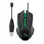 Mouse Gamer Multilaser Metal War 8 Botões 2500dpi USB com LED MO218