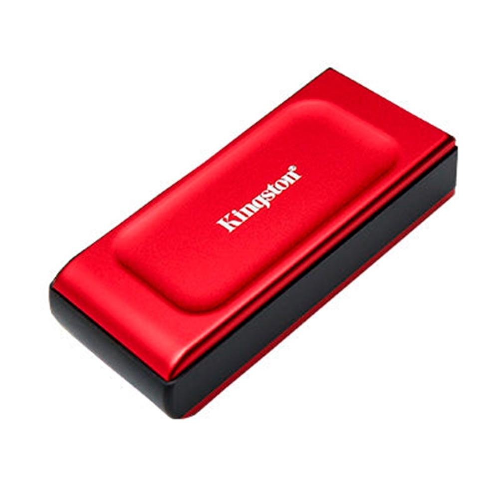 SSD Externo Kingston XS1000, 2 TB, USB 3.2 Gen 2x2, Portátil, Leitura: 1050 MB/s, Gravação: 1000 MB/s, Vermelho - SXS1000R/2000G - view 2