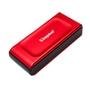 SSD Externo Kingston XS1000, 2 TB, USB 3.2 Gen 2x2, Portátil, Leitura: 1050 MB/s, Gravação: 1000 MB/s, Vermelho - SXS1000R/2000G