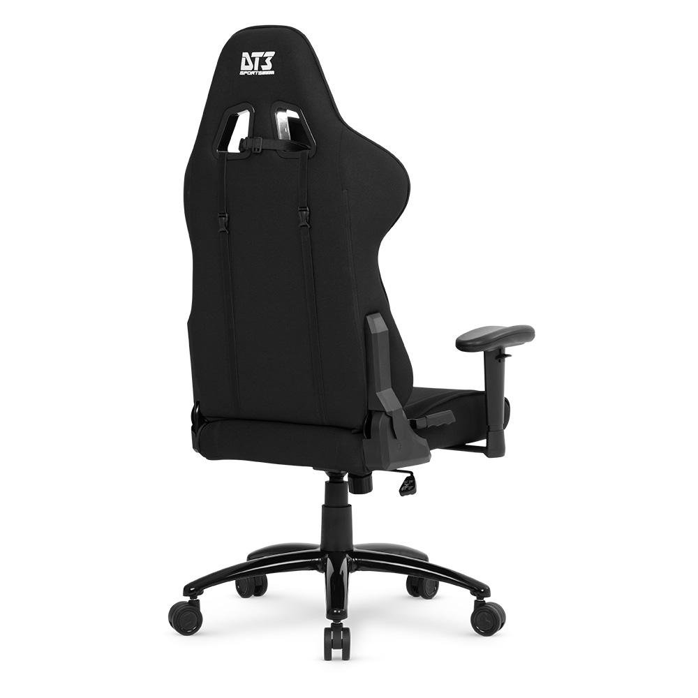 Cadeira Gamer Ergonômica DT3 Elise Fabric, Até 180Kg, Reclinável, Com Almofada, Cilindro Classe D, Preto - 13759-5 - view 4