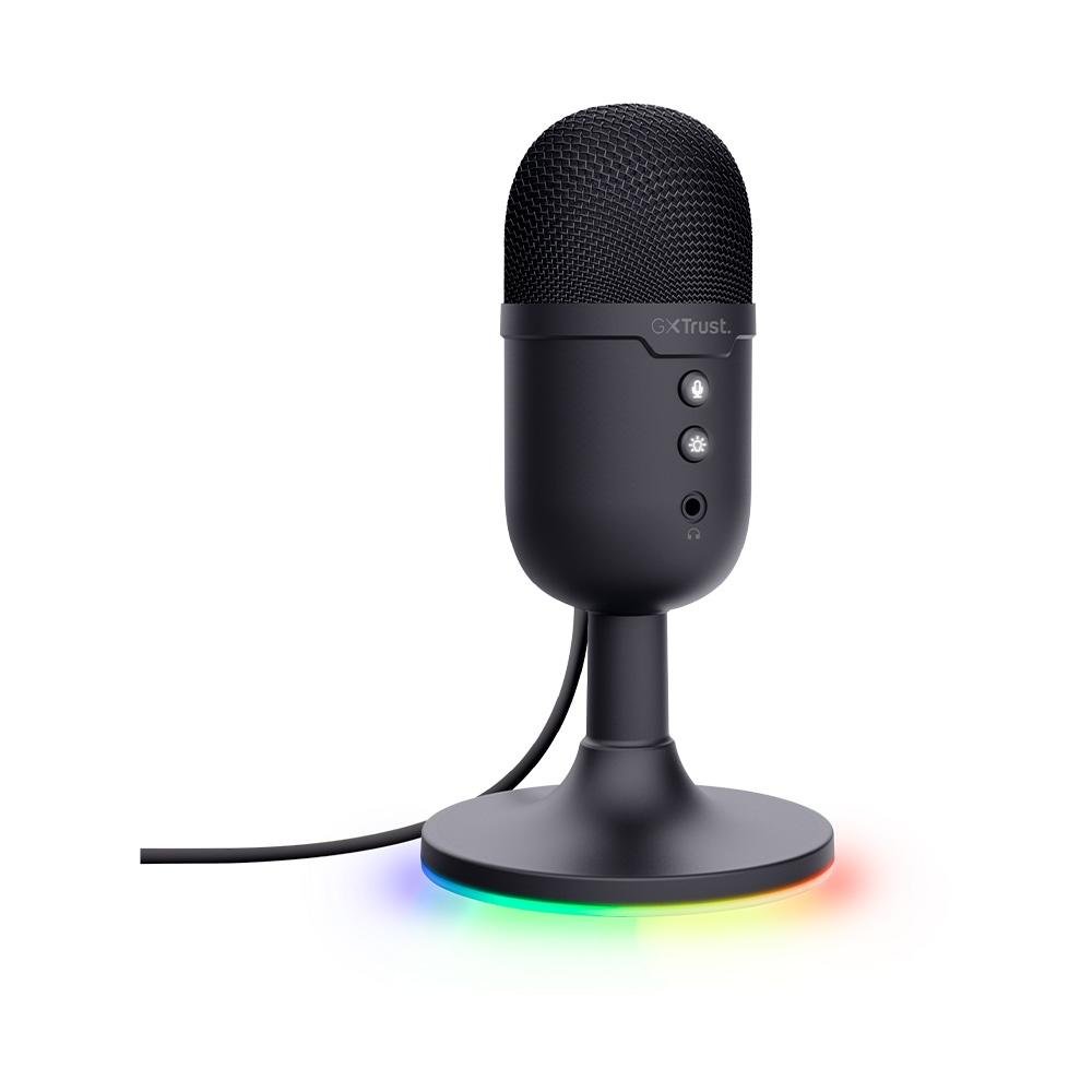 Microfone Gamer GXTrust 234 Yunix RGB, USB Compacto, Filtro Pop e Mudo, Preto - 25372 - view 2
