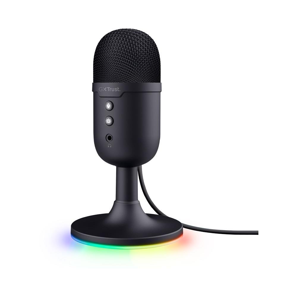 Microfone Gamer GXTrust 234 Yunix RGB, USB Compacto, Filtro Pop e Mudo, Preto - 25372 - view 3