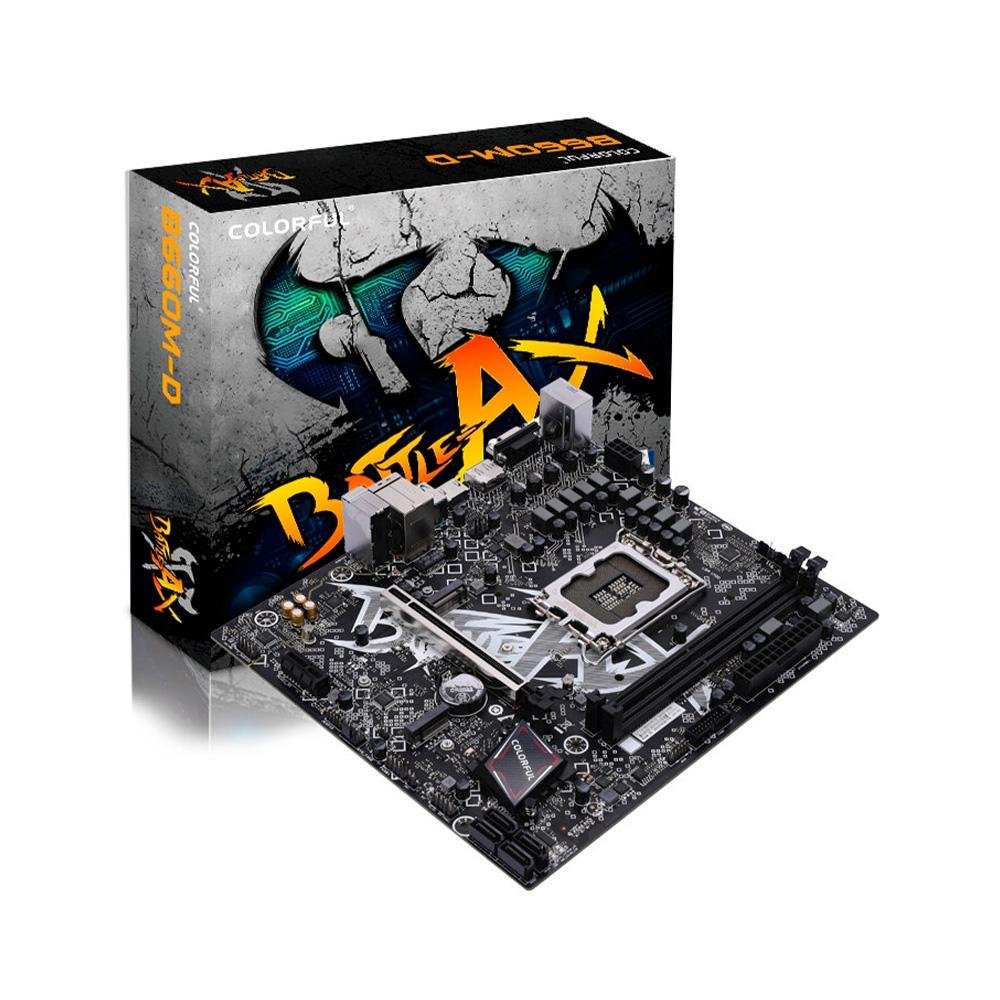 Imagem 1 de 4 do produto Placa Mãe Colorful Battle-AX B660M-D V20, Intel LGA 1700, M-ATX, DDR4 - BATTLE-AX B660M-D V20