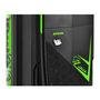Gabinete Gamer PCYES Mid-Tower Java Verde com 2 FANs LED Verde Lateral em Acrílico – JAVAPTOVD2FCA
