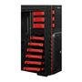 Gabinete Gamer PCYES mid-tower Pegasus Vermelho com 3 fans LED Vermelho Lateral em acrílico – PEGASUSPTOVM3FCA