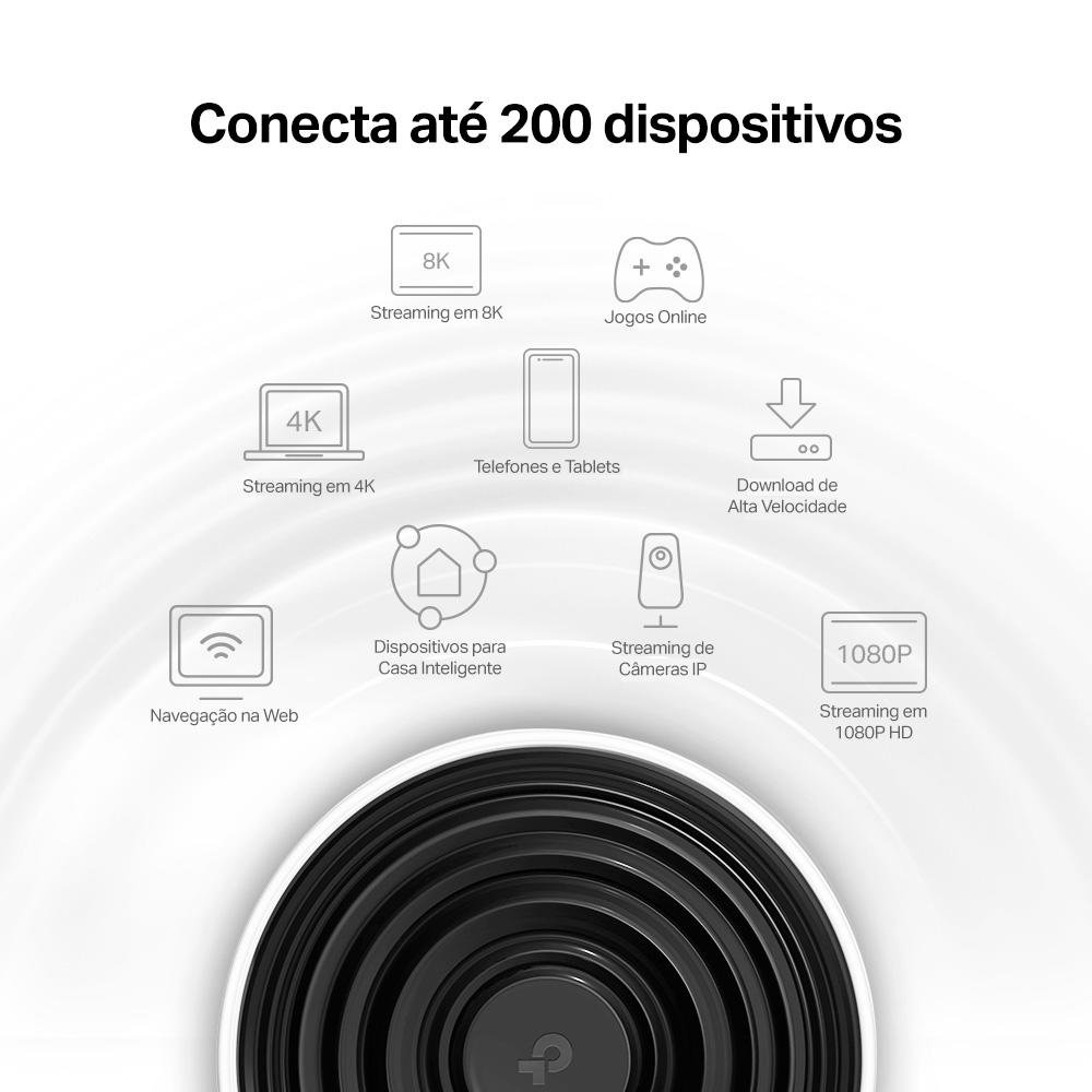 Kit 2 Roteadores Mesh TP-Link AXE5400, Wireless, Gigabit-Ethernet, 5400Mbps, Tri Band - Deco XE75(2-pack)(US) Kit 2 Roteadores Mesh TP-Link AXE5400, Wireless, Gigabit-Ethernet, 5400Mbps, Tri Band - Deco XE75(2-pack)(US)