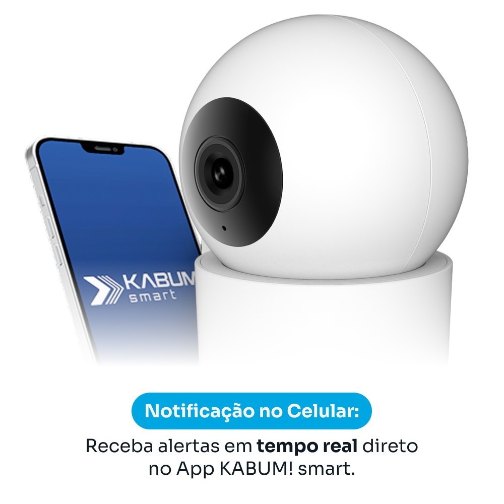 ! smart Sentinela 360°, Detecção IA, Visão Noturna, Áudio Bidirecional, App Balão.info Smart - KSSG002 - view 7