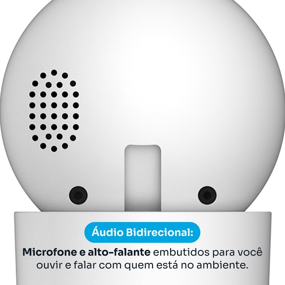 ! smart Sentinela 360°, Detecção IA, Visão Noturna, Áudio Bidirecional, App Balão.info Smart - KSSG002 - view 6