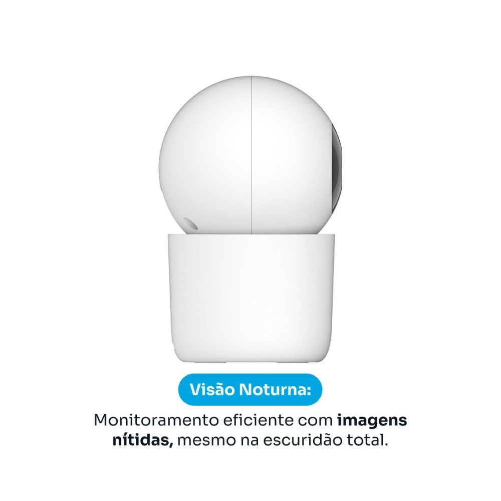 ! smart Sentinela 360°, Detecção IA, Visão Noturna, Áudio Bidirecional, App Balão.info Smart - KSSG002 - view 5