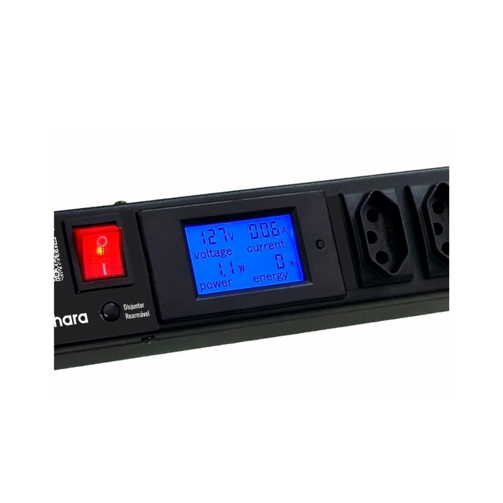 Filtro de Linha + Protetor Smart TS Shara, 8 Tomadas, 20A, C/ Display - 576 - view 2