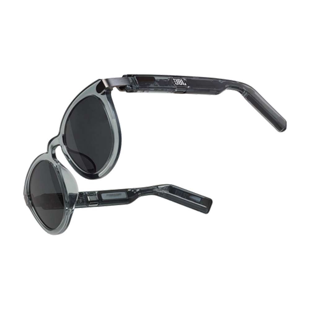 Imagem 3 de 16 do produto Óculos de Sol com Som Bluetooth JBL Soundgear Frames Round, 2 Mics, IP54, Ônix - JBLSNDGEARFMSRONX