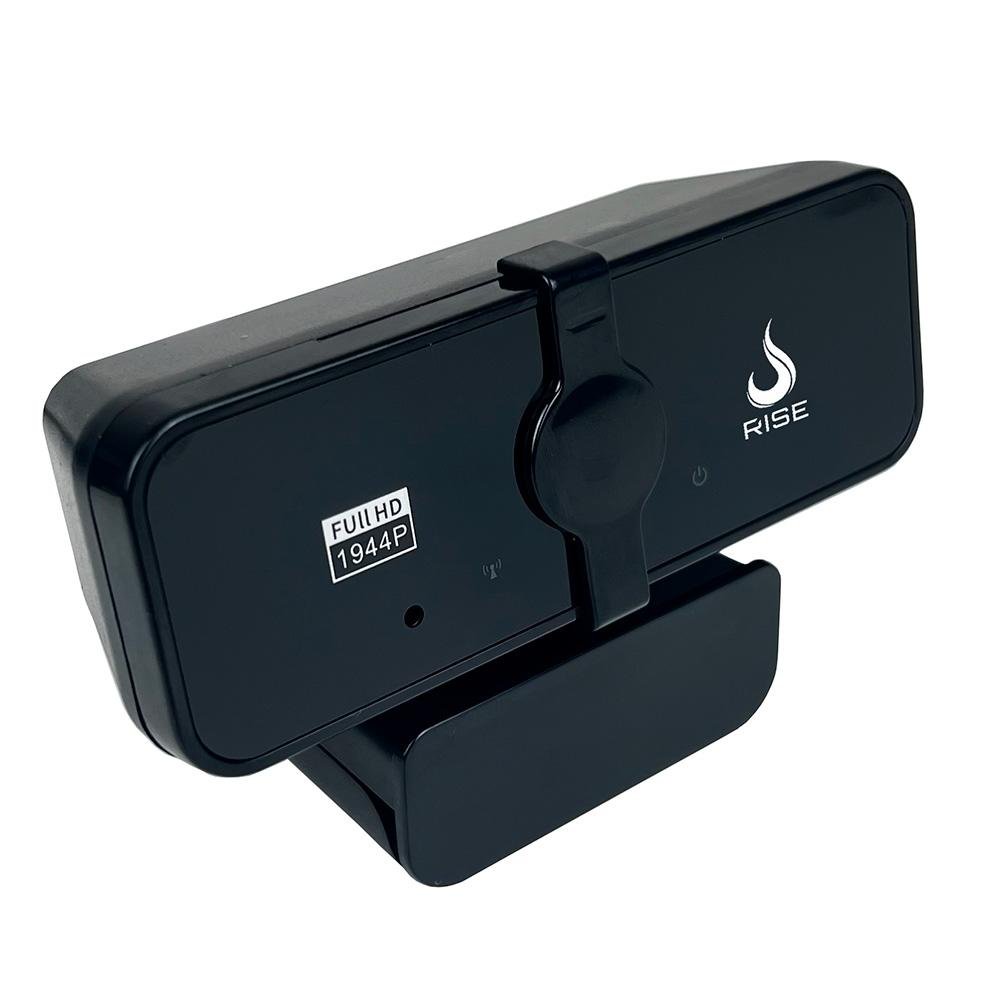 Webcam Rise Mode Vision Double Mic, 1080P, 30 FPS, 2x Microfone Digital, USB, Preto - RM-WECM-1080D-B - view 2