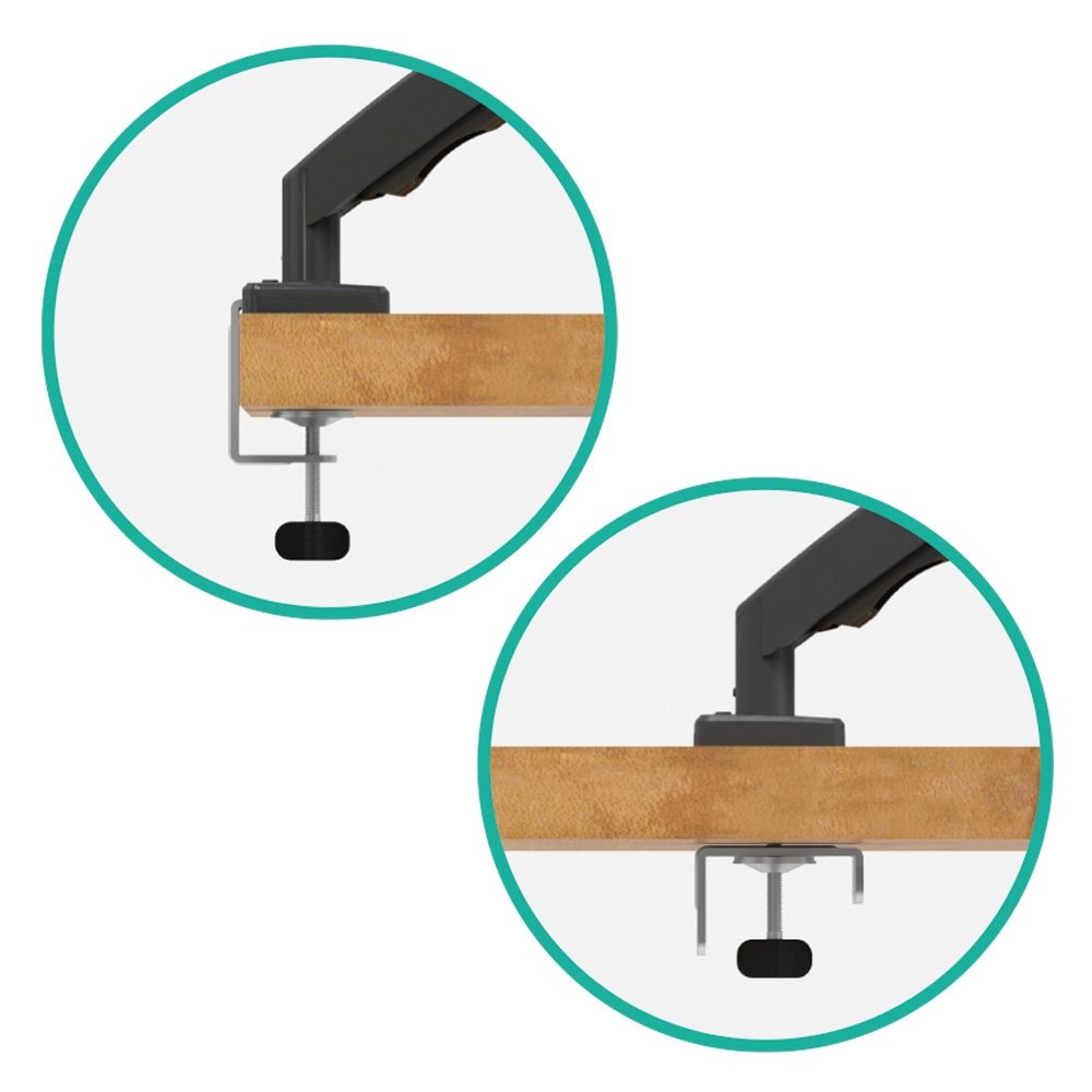 Imagem 10 de 12 do produto Suporte Articulado de Mesa para 2 Monitores DE 17" a 35"+ ELG, Com Pistão a Gás, 2 Cabos HDMI de 2.5m - F196HDMI