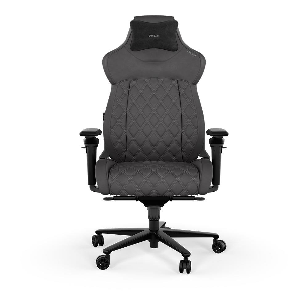 Cadeira Gamer Corsair TC500 Luxe, Até 120Kg, Com Almofada, Braço 5D, Cilindro Classe 4, Sombra - CF-9010066-WW