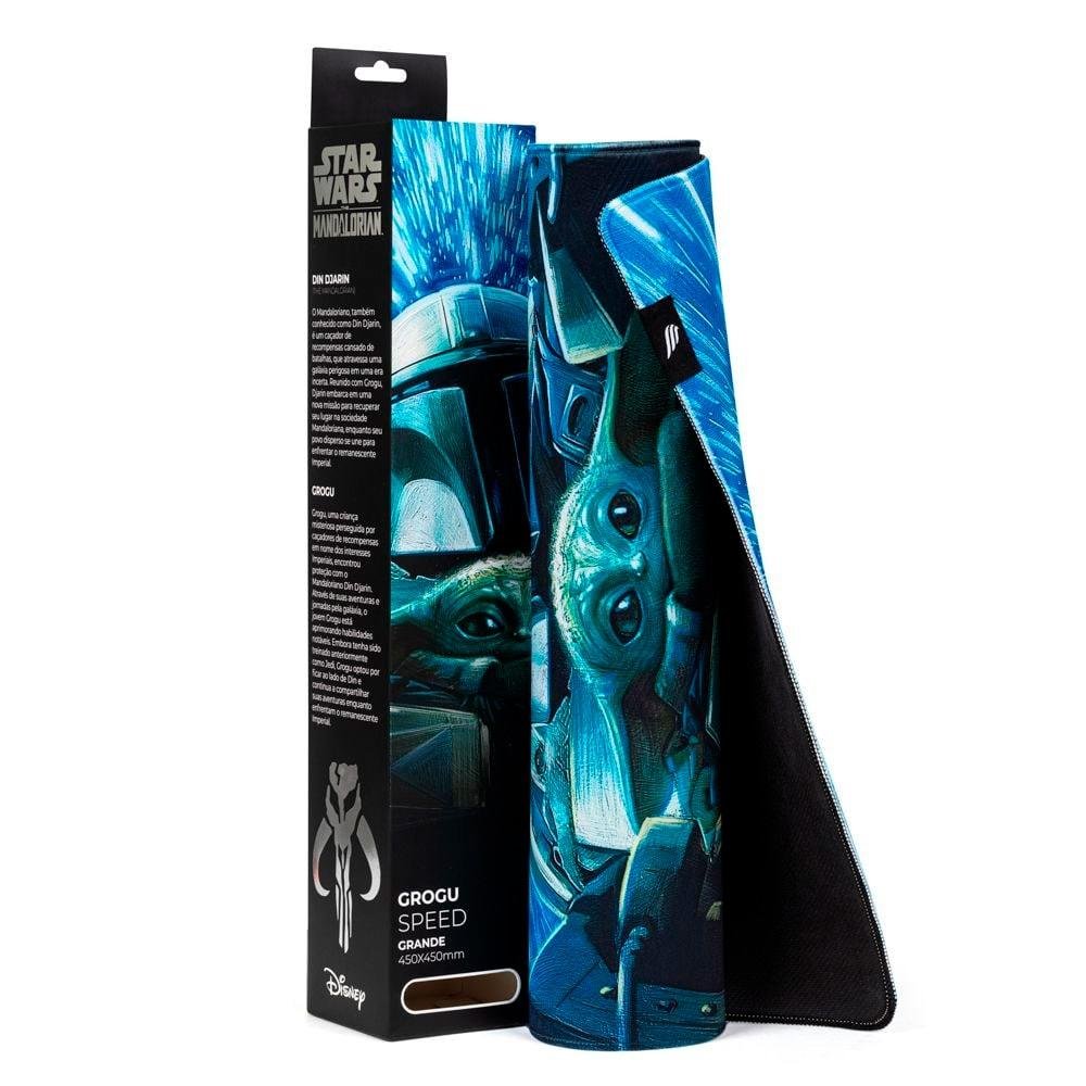 Imagem 6 de 6 do produto Mousepad Gamer Fallen Starwars Grogu, Speed++, Grande 45X45 - MP-DI-SW-GRO