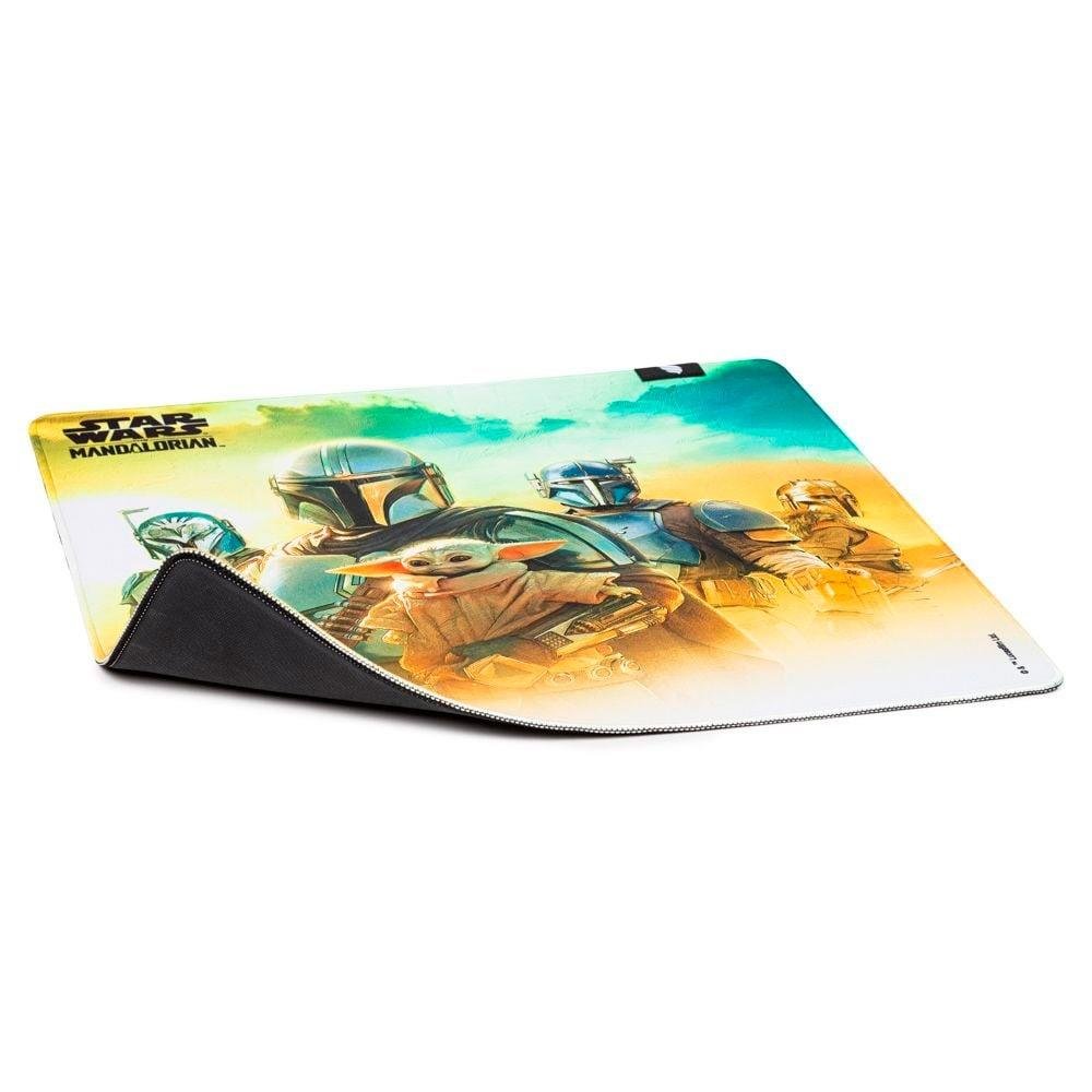 Imagem 4 de 5 do produto Mousepad Gamer Fallen Starwars The Mandalorian, Speed++, Grande 45X45 - MP-DI-SW-TM-GR