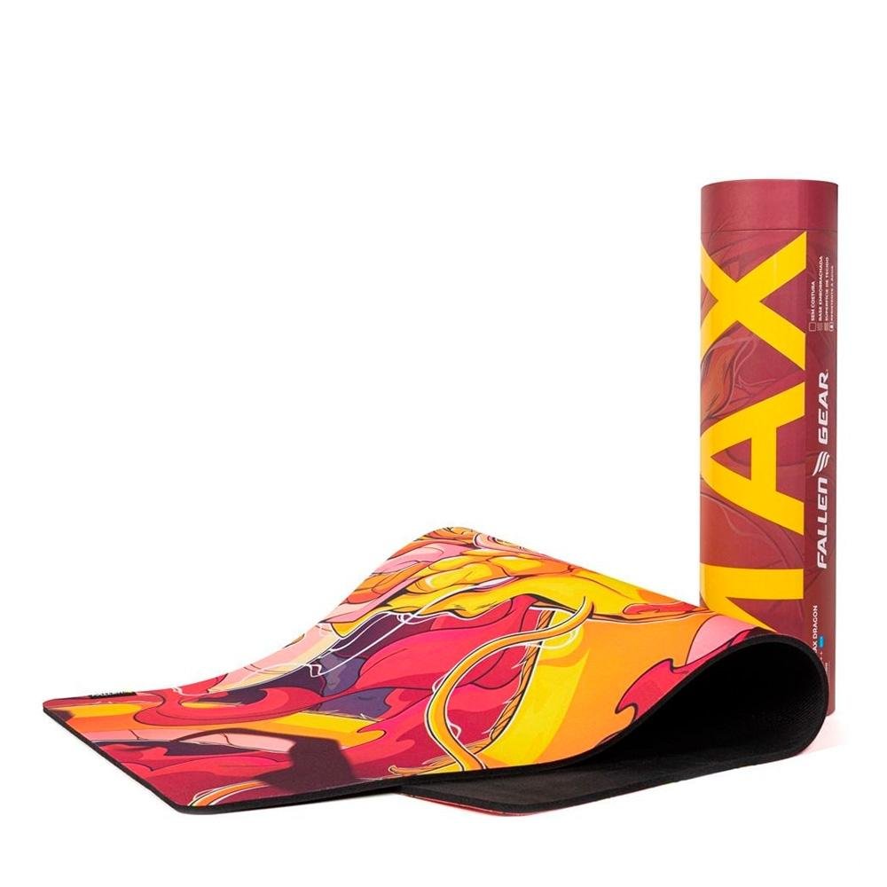 Imagem 6 de 8 do produto Mousepad Gamer Fallen Pantera Max Dragon, Speed ++, Estendido 90X40 - MP-PA-MX-DR-ES