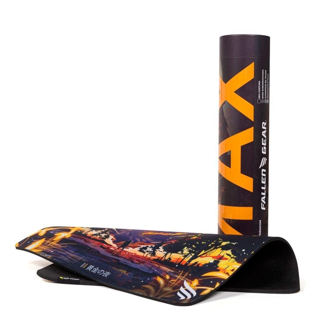 Imagem 6 de 7 do produto Mousepad Gamer Fallen Pantera Max Skydragon, Grande 45X40 - MP-PA-MX-GN-GR