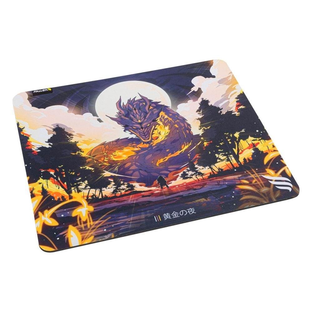 Imagem 2 de 7 do produto Mousepad Gamer Fallen Pantera Max Skydragon, Grande 45X40 - MP-PA-MX-GN-GR