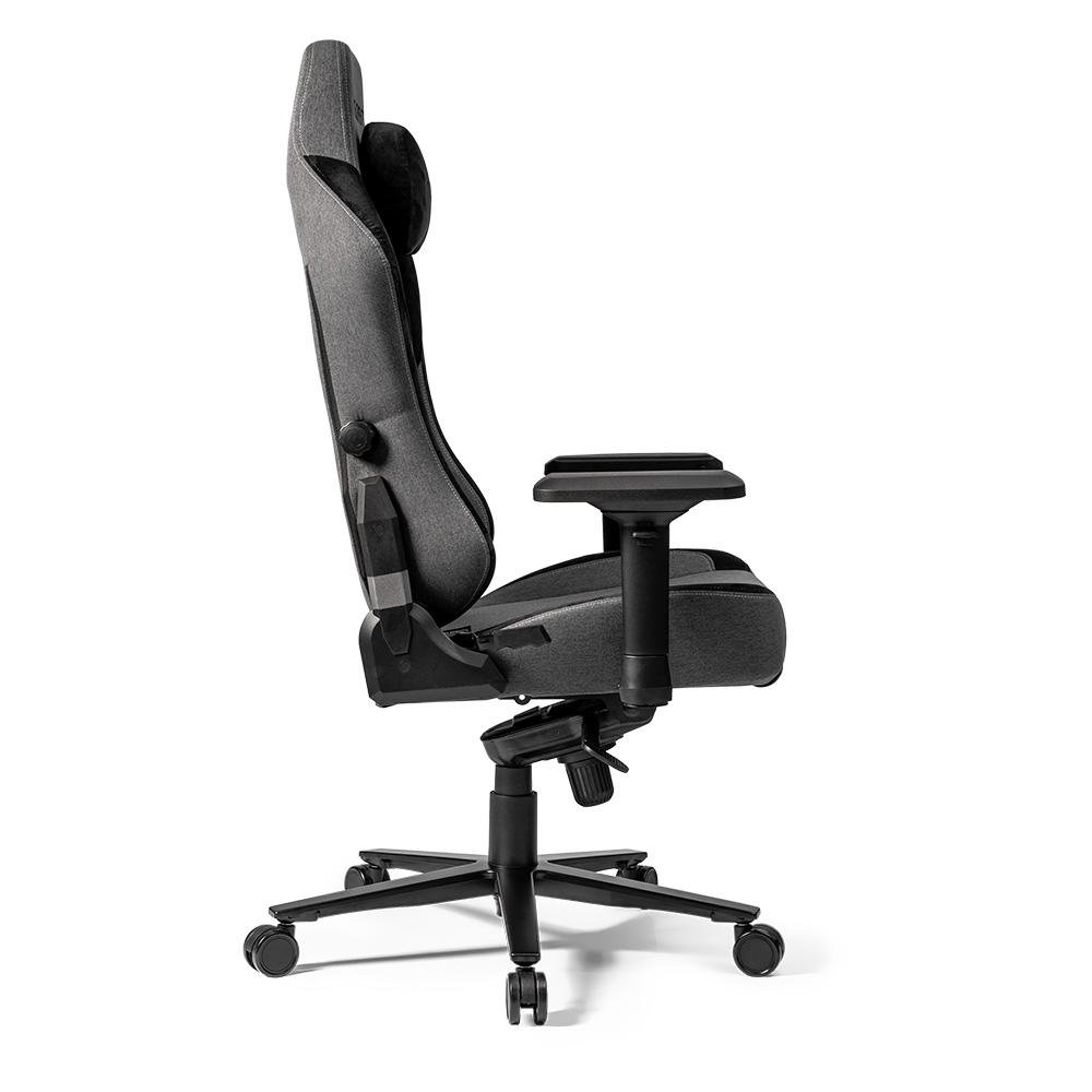 Cadeira Gamer Elements Lunari Fearless, Até 140kg, Reclinável, Com Almofada, Cilindro de Gás, Classe 4, Cinza