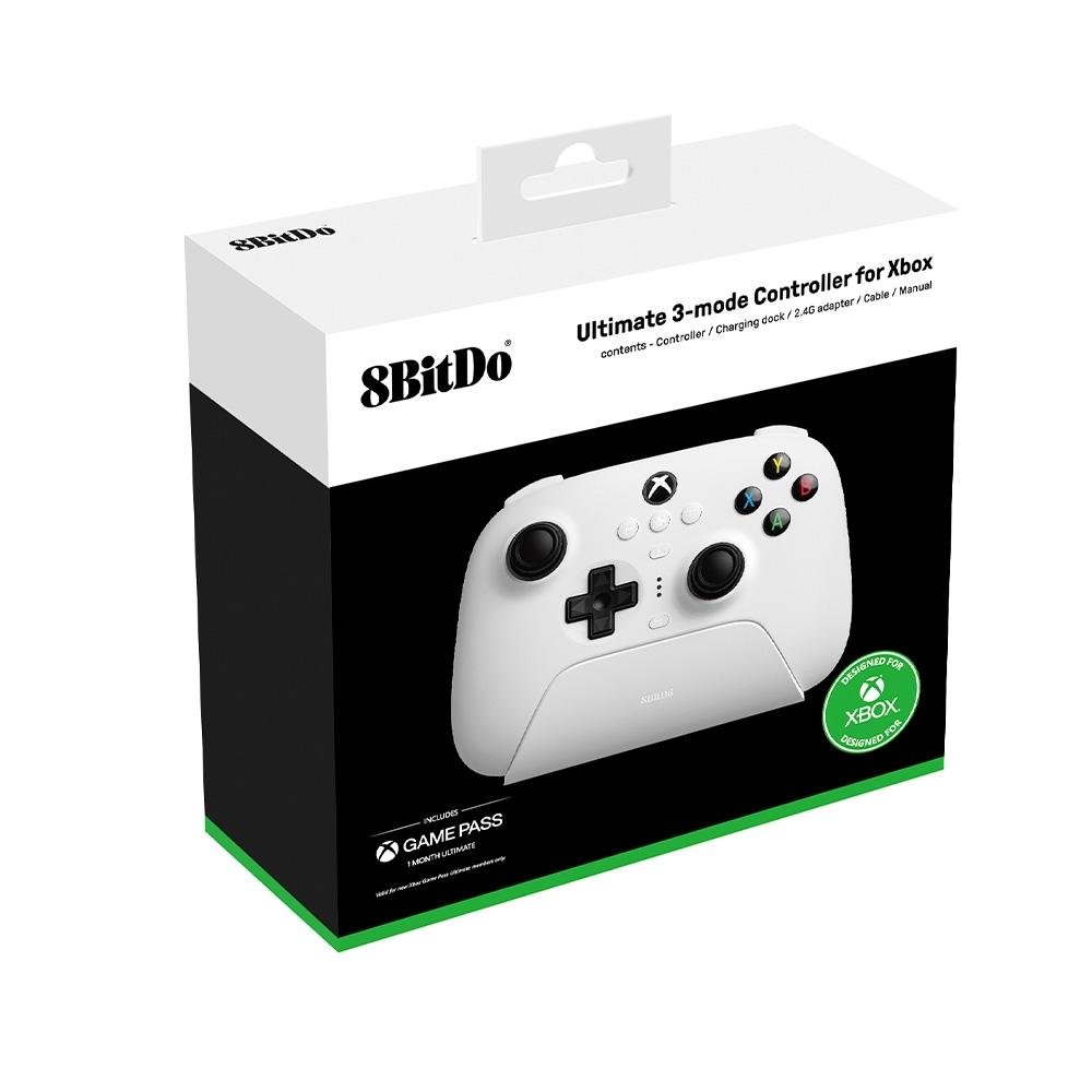 Controle Sem Fio Xbox 8BitDo Ultimate, Branco - 81HB01D - view 12