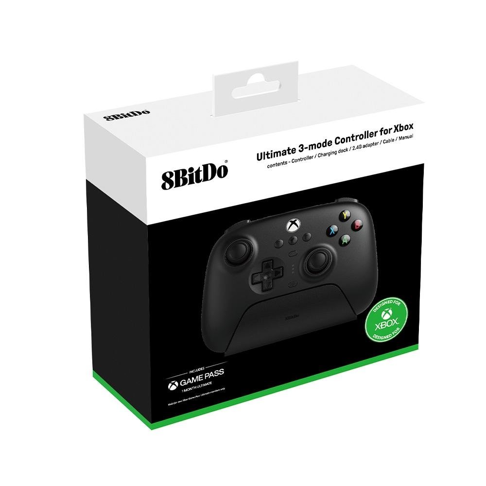Controle Sem Fio Xbox 8BitDo Ultimate, Preto - 81HB02D - view 12