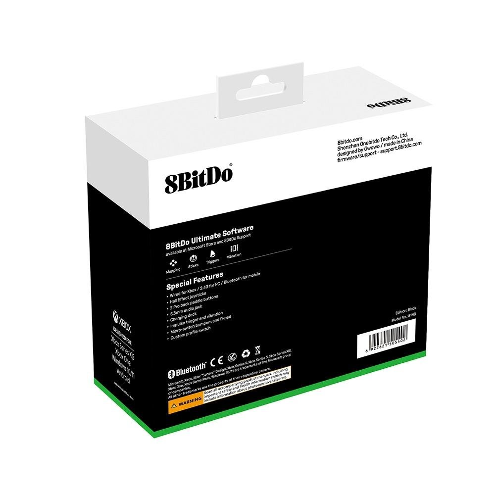 Controle Sem Fio Xbox 8BitDo Ultimate, Preto - 81HB02D - view 13