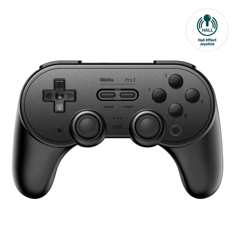 Controle Sem Fio 8BitDo Pro 2 Hall Edition, Bluetooth, Preto - 80GJ03 - view 6