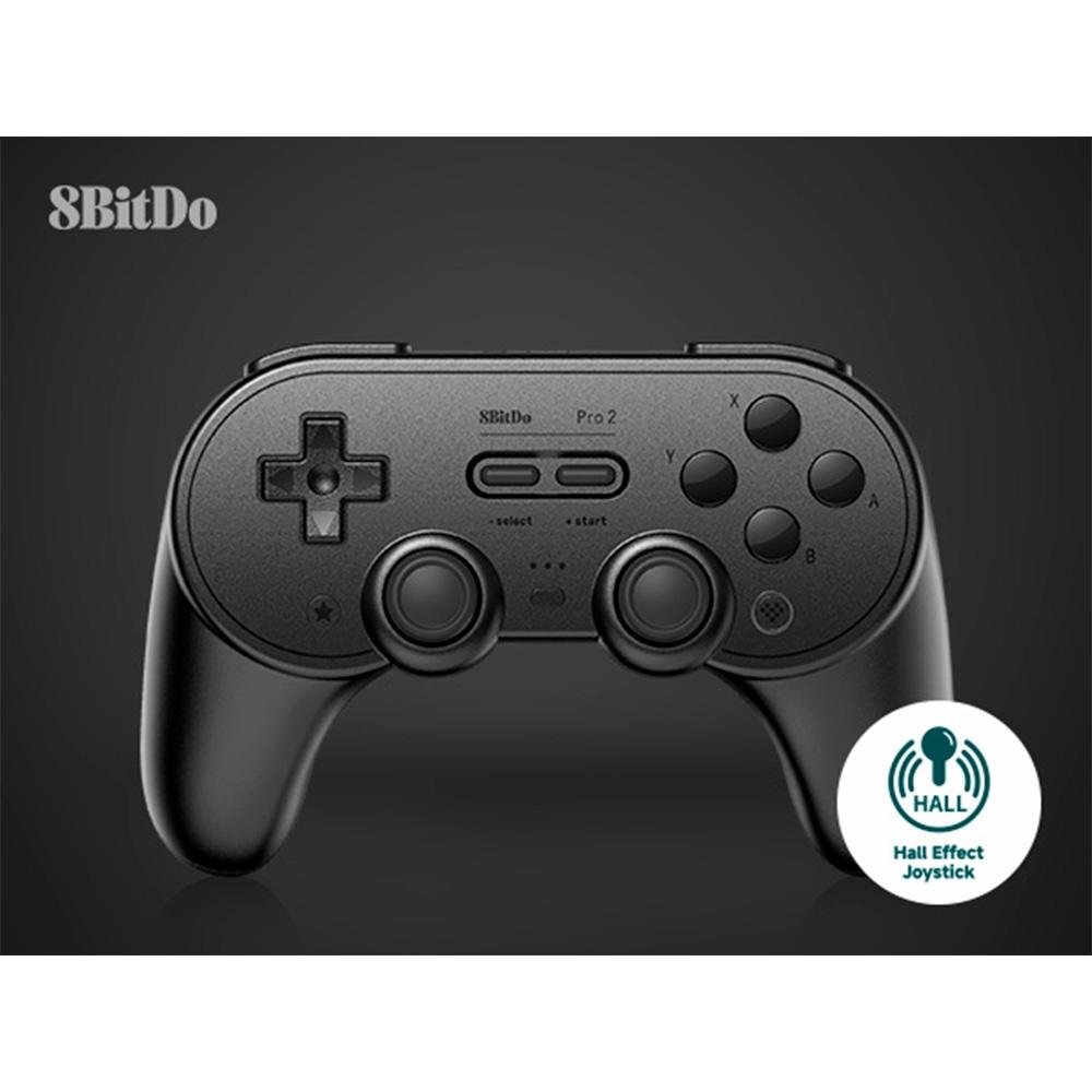 Controle Sem Fio 8BitDo Pro 2 Hall Edition, Bluetooth, Preto - 80GJ03 - view 9