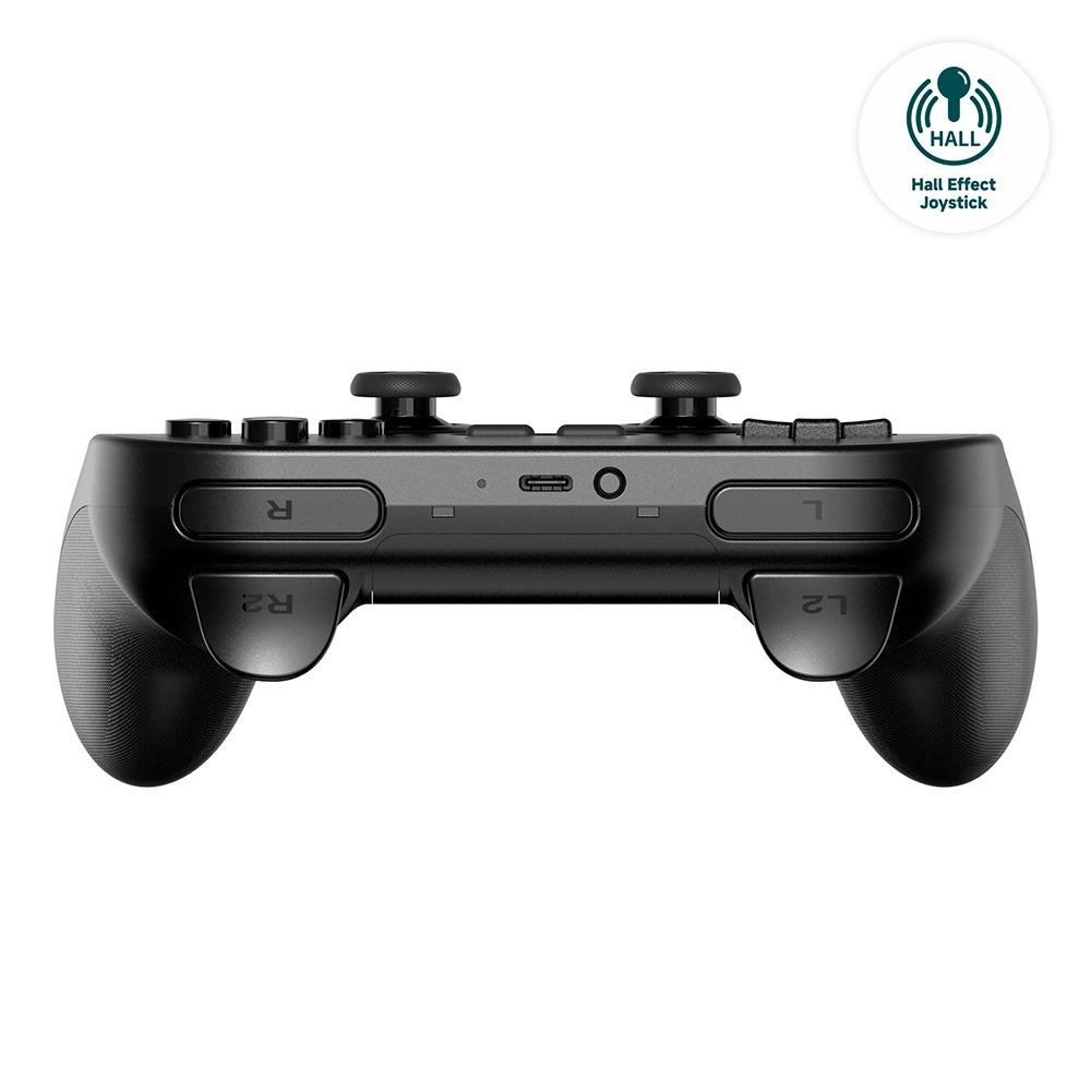 Controle Sem Fio 8BitDo Pro 2 Hall Edition, Bluetooth, Preto - 80GJ03 - view 4