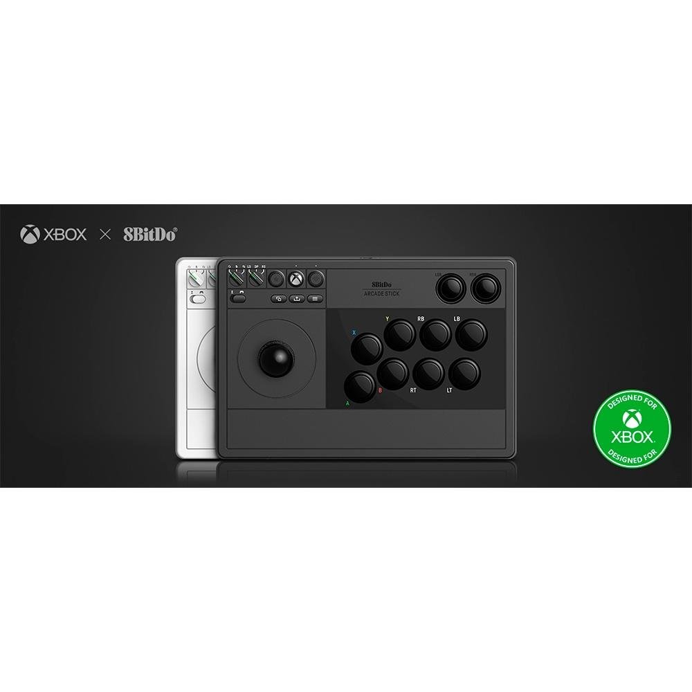 Imagem 13 de 13 do produto Controle Arcade Stick Sem Fio 8BitDo para Xbox, Preto - 81JA02D