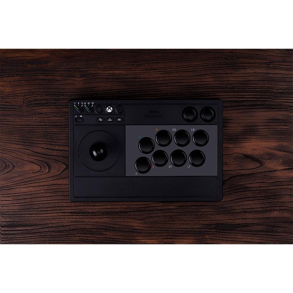 Imagem 8 de 13 do produto Controle Arcade Stick Sem Fio 8BitDo para Xbox, Preto - 81JA02D