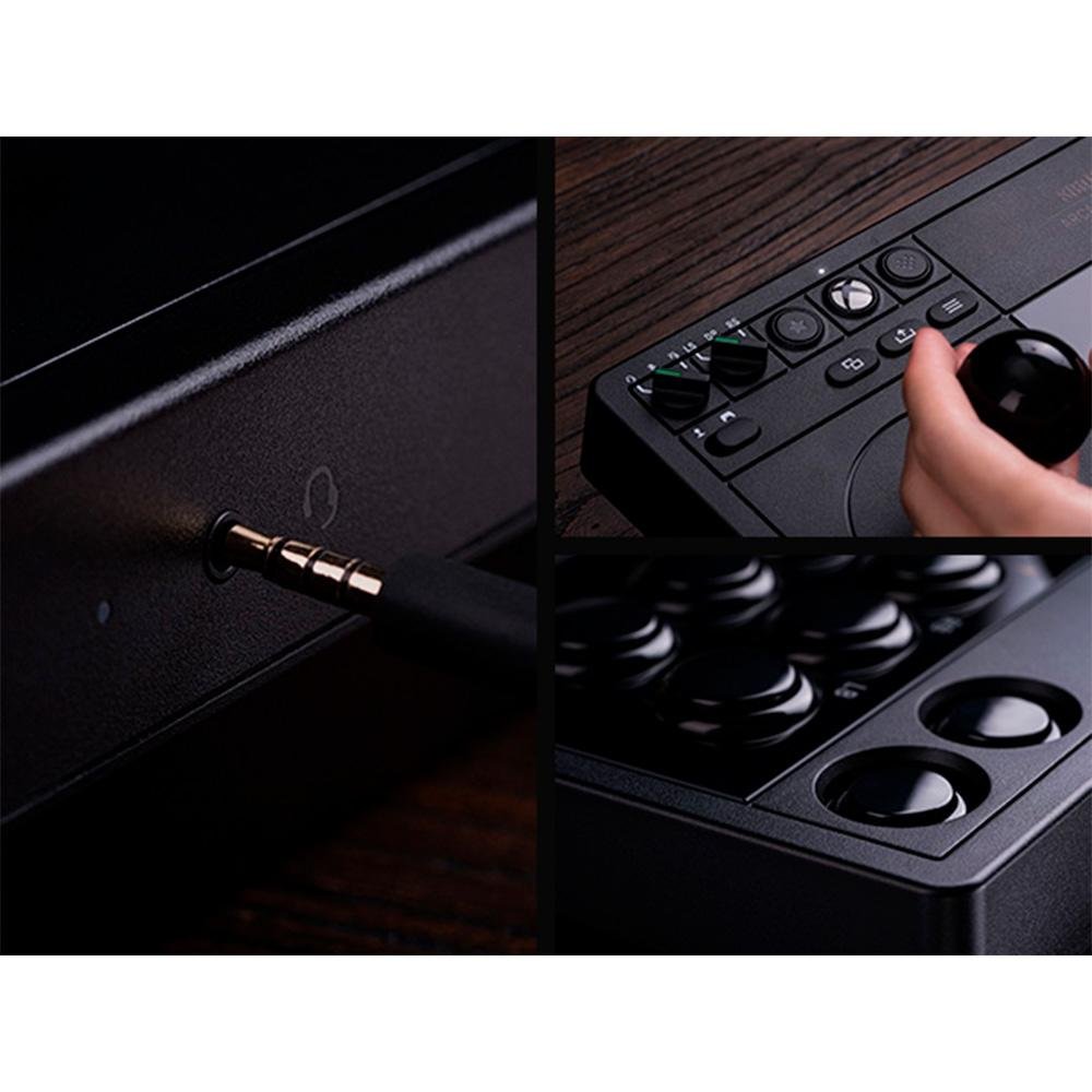 Imagem 10 de 13 do produto Controle Arcade Stick Sem Fio 8BitDo para Xbox, Preto - 81JA02D