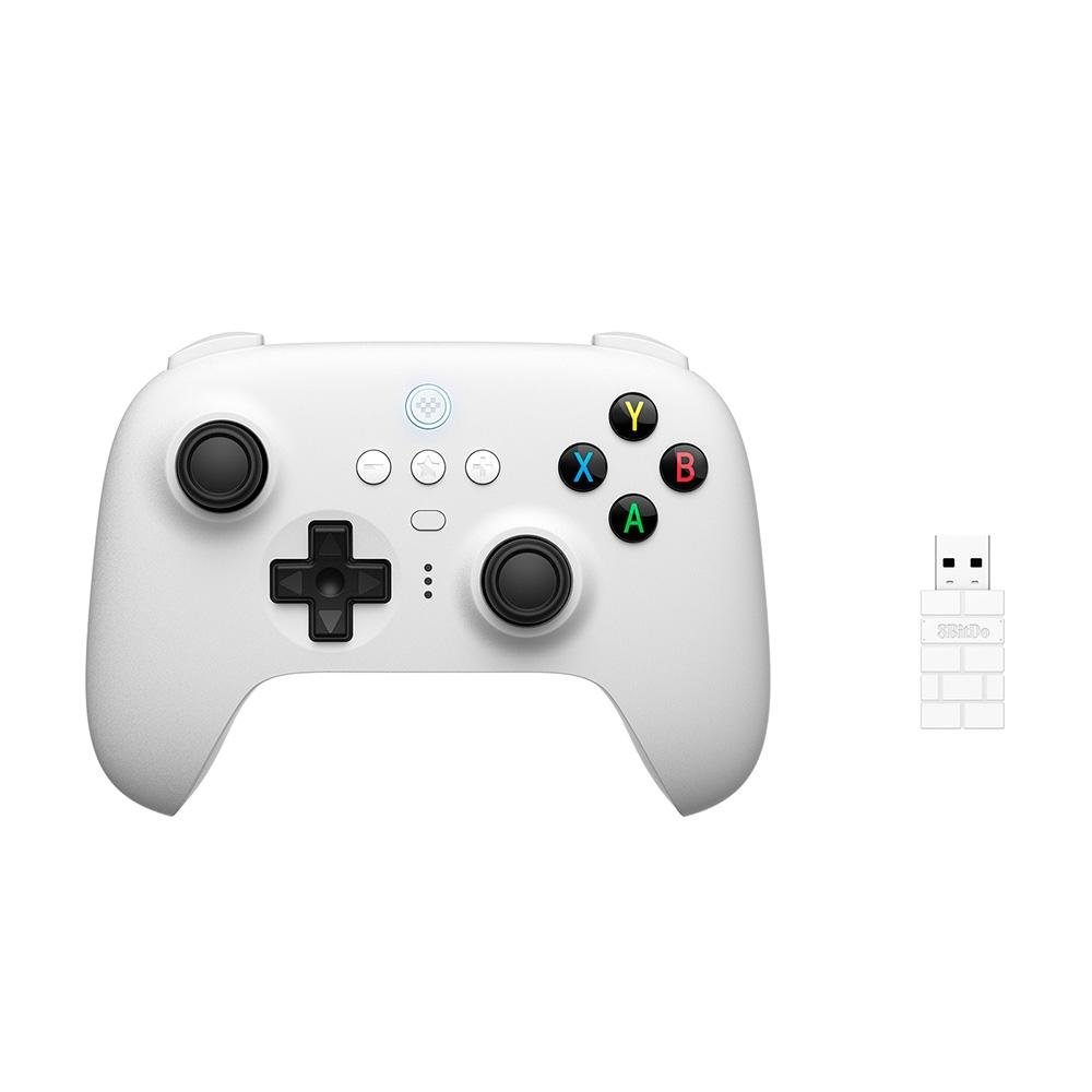 Imagem 10 de 10 do produto Controle Sem Fio 8BitDo Ultimate, Hall Edition, Branco - 81HA07