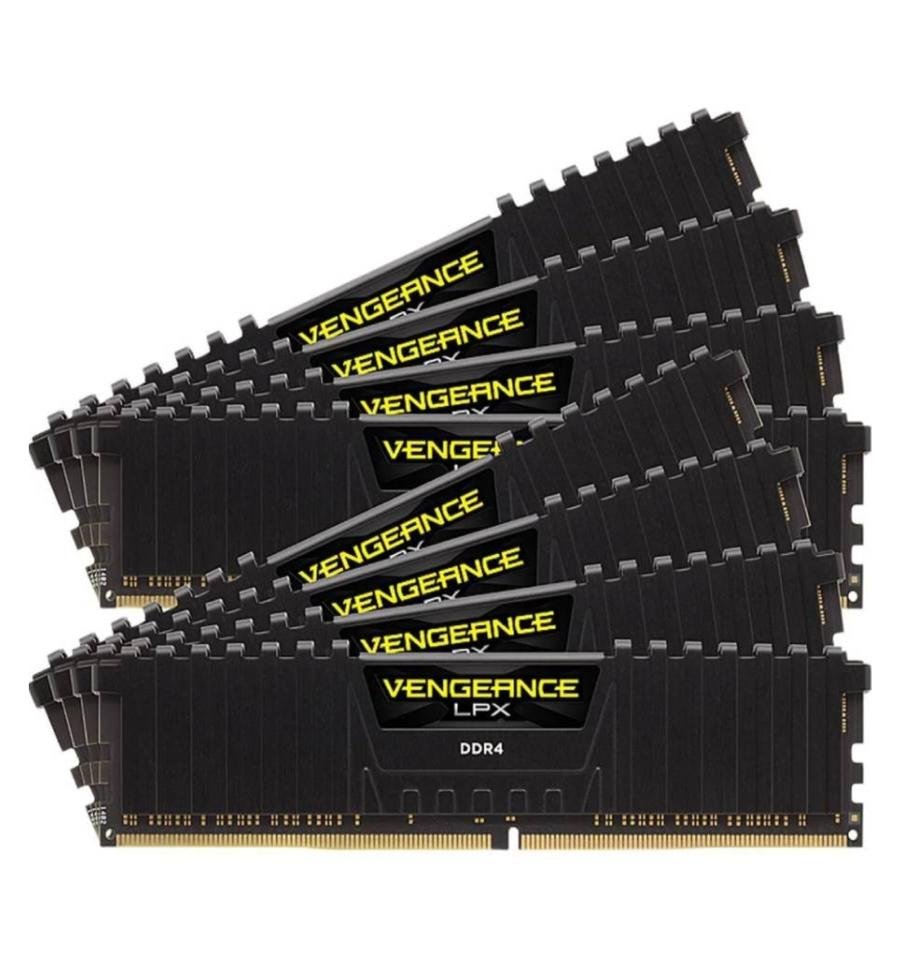 Memória Ram Corsair Vengeance Lpx Color Preto 16gb 3200mhz Ddr4