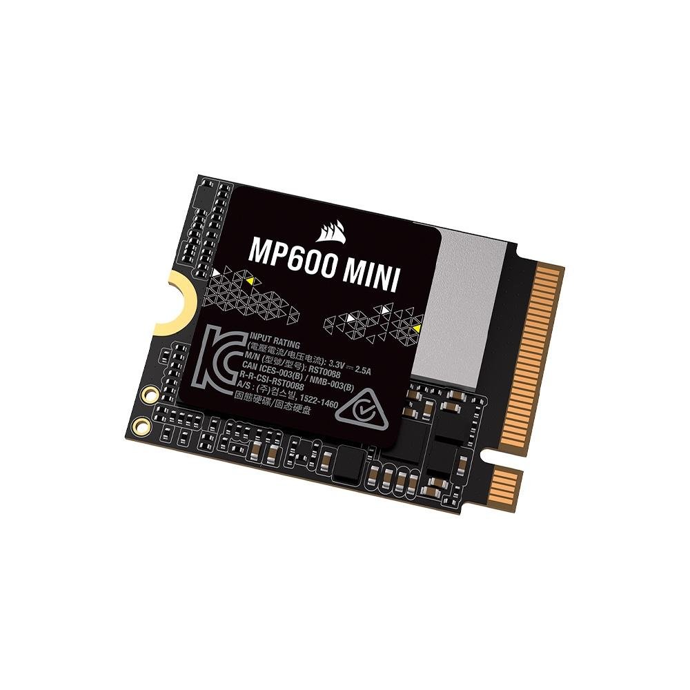 SSD PCIe Corsair MP600 Mini 2TB, M.2 NVMe, Leitura: 7000MB/s e Gravação: 6200MB/s - CSSD-F2000GBMP600MNR2 - view 2