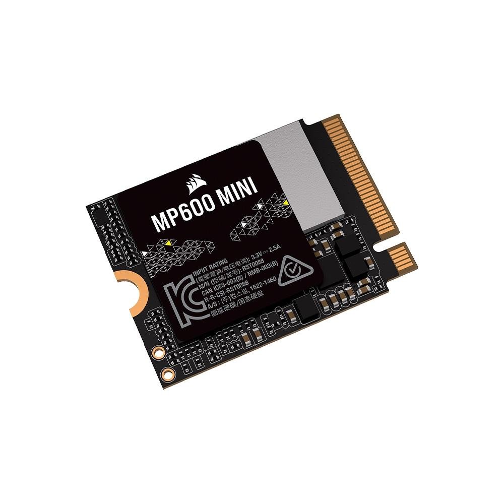 SSD PCIe Corsair MP600 Mini 2TB, M.2 NVMe, Leitura: 7000MB/s e Gravação: 6200MB/s - CSSD-F2000GBMP600MNR2 - view 3
