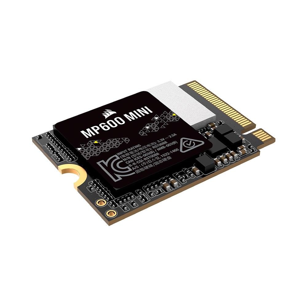 SSD PCIe Corsair MP600 Mini 2TB, M.2 NVMe, Leitura: 7000MB/s e Gravação: 6200MB/s - CSSD-F2000GBMP600MNR2 - view 4