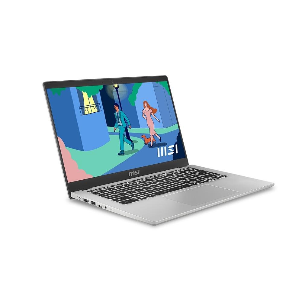"Notebook MSI Modern 14 AMD Ryzen 5-7530U, 8GB RAM, SSD 512GB, 14"" FHD IPS, Win 11H Standard, Prata - 9S7-14JK11-282" - view 2