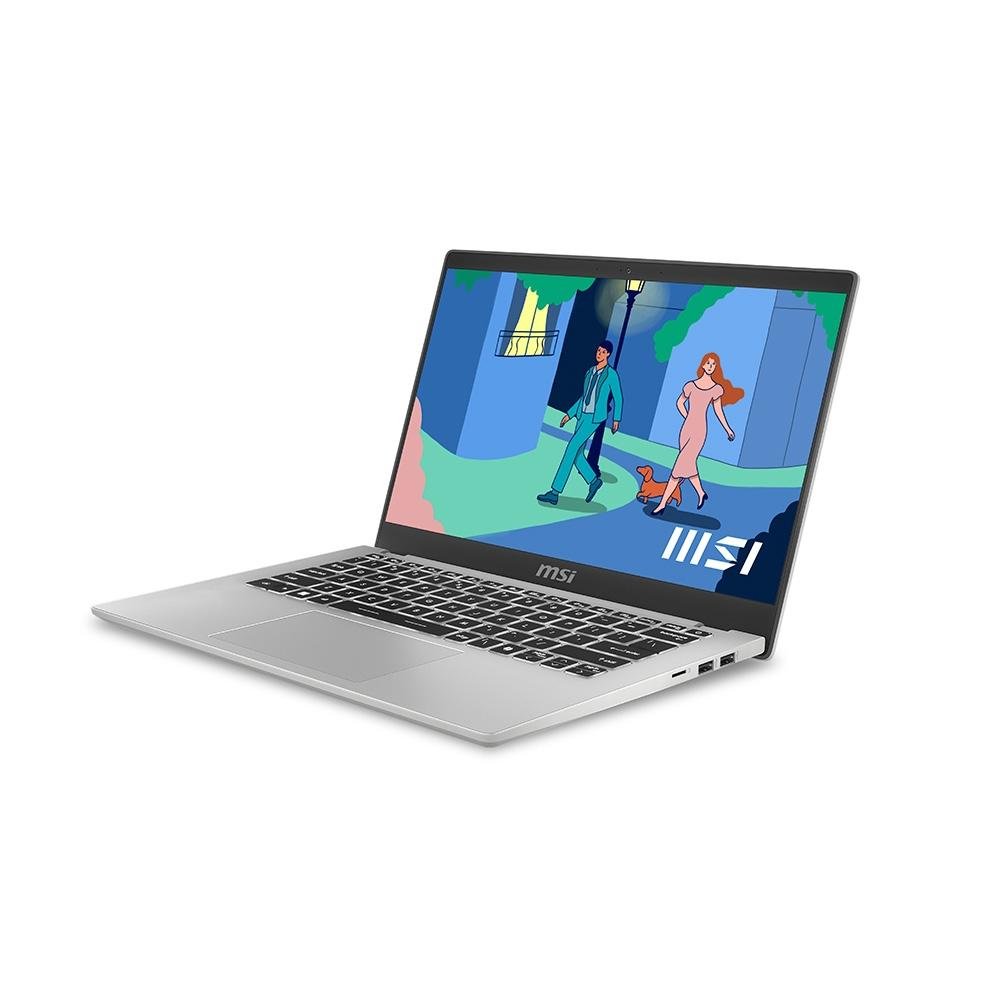 "Notebook MSI Modern 14 AMD Ryzen 5-7530U, 8GB RAM, SSD 512GB, 14"" FHD IPS, Win 11H Standard, Prata - 9S7-14JK11-282" - view 3