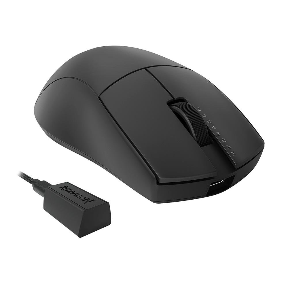 Mouse Gamer Sem Fio Redragon King 4K Pro, Wireless, 26000 DPI, 7 Botões, Preto - M916-PRO-4K - view 4