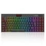 Teclado Mecânico Gamer Redragon Kurama, RGB, Switch Marrom, ABNT2, cabo USB-C removivel, Preto - K625P-KB (PT-BROWN)