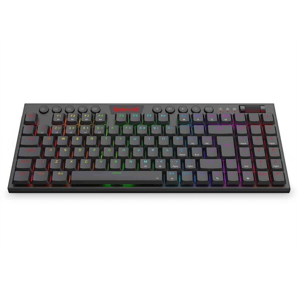 Teclado Mecânico Gamer ( Balão.info) Kurama, RGB, Switch Marrom, ( Balão.info), cabo USB-C removivel, Preto - K625P-KB (PT-BROWN - foto 2