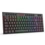 Teclado Mecânico Gamer Redragon Kurama, RGB, Switch Marrom, ABNT2, cabo USB-C removivel, Preto - K625P-KB (PT-BROWN)